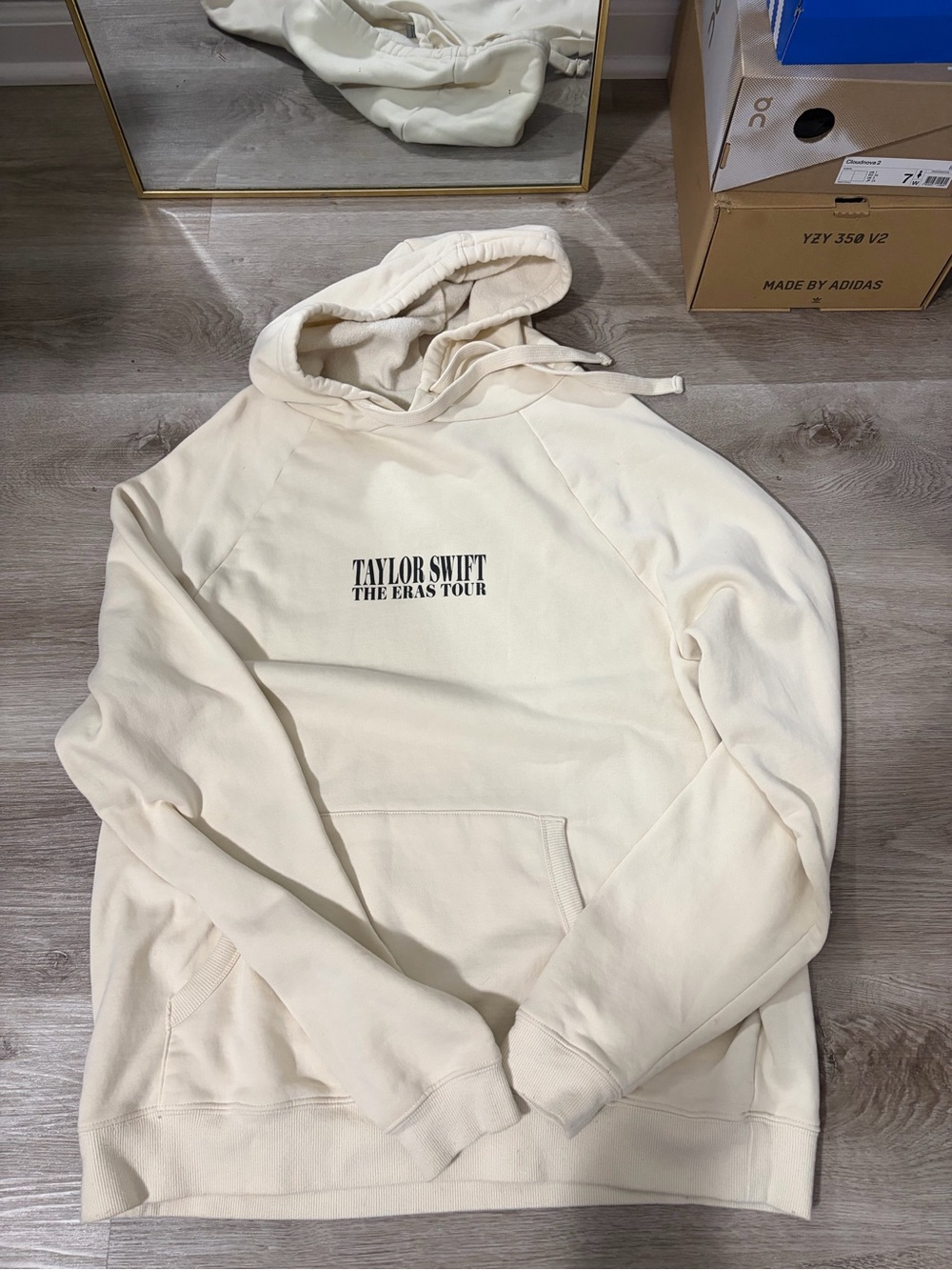 Taylor Swift The Eras Tour Cream Hoodie - Unbranded